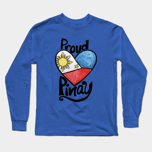 Pinay Long Sleeve T-Shirt by bubbsnugg